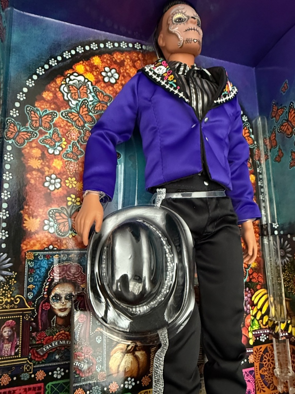 Barbie Signature Día de Muertos Artwork Butterflies 2023 Ken day of dead Doll - Picture 4 of 7